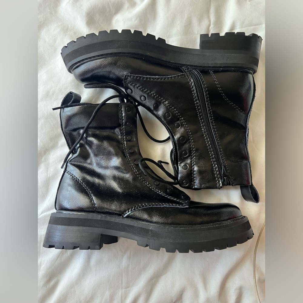 NEW DOLCE VITA Ranier Combat Boots Midnight black 6.5